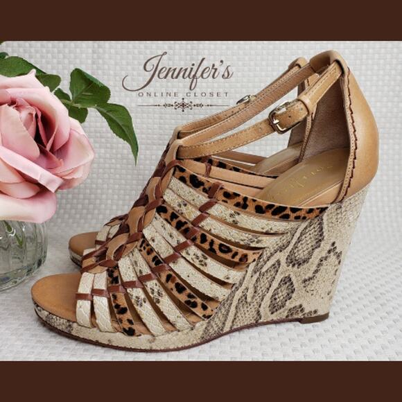 Cole Haan Women's Air Minka Wedge Sandals Size 8.5B - Picture 4 of 14